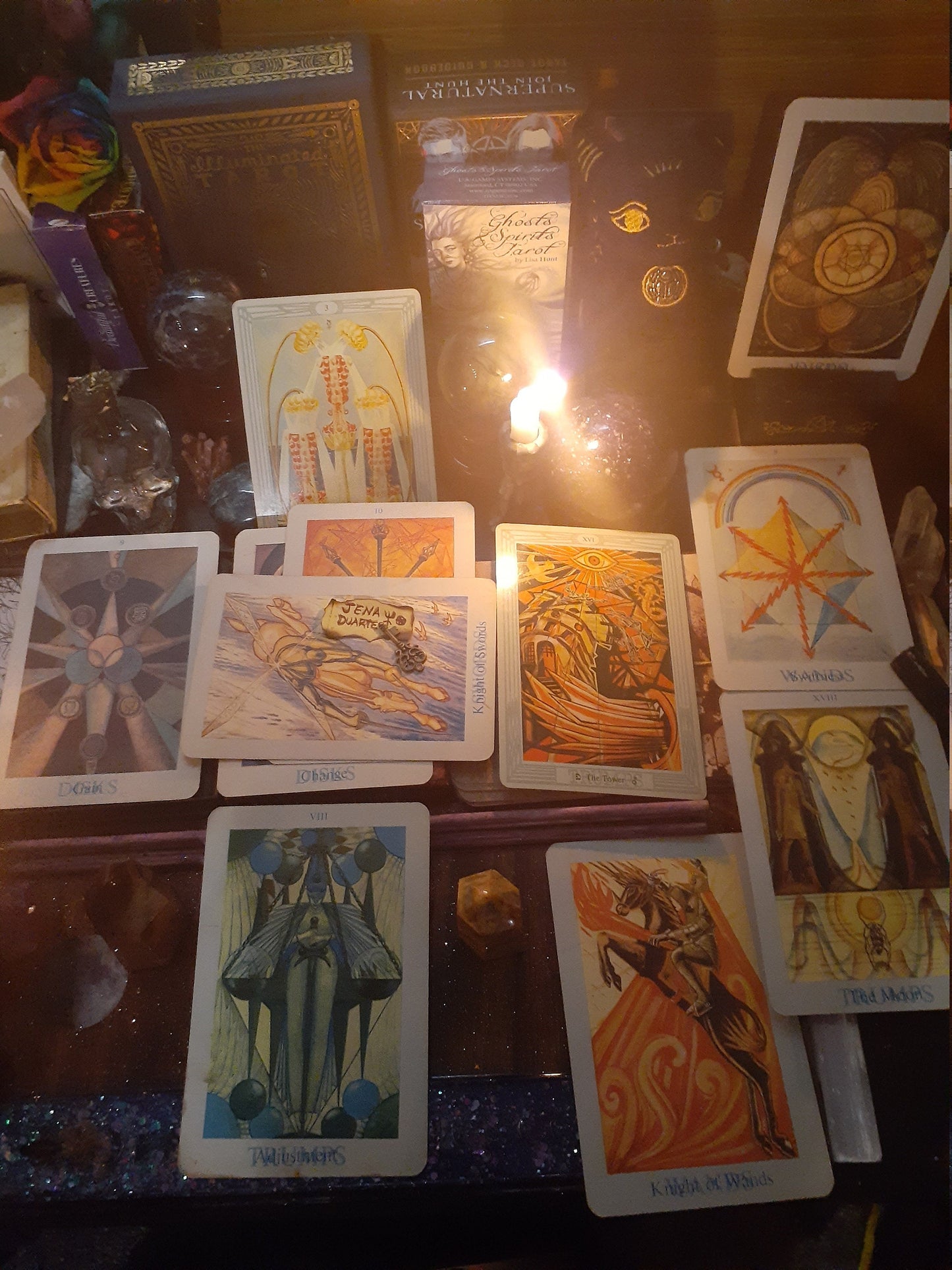 Thoth Celtic Cross Tarot Deck 11-Card Reading SAME DAY with Personalized Photo of your spread - Psychic Intuitive Spiritual Divination