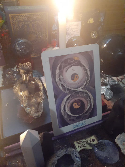 Thoth Tarot Deck Single Draw Spread One-Card Reading SAME DAY with Personalized Photo of your spread - Pagan Wicca Intuitive Spiritual