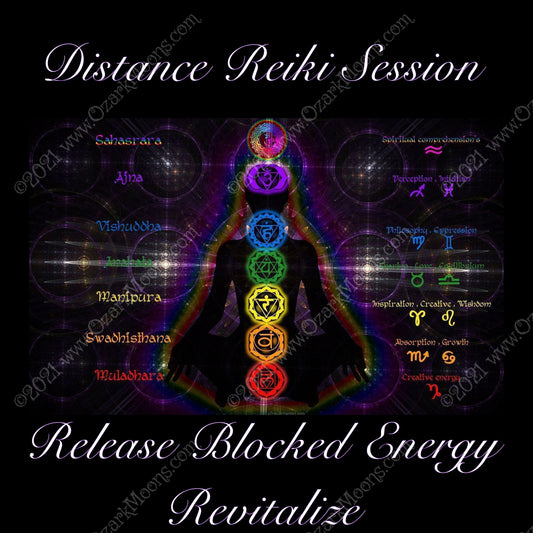 30 Minute Distance Reiki Session for Energy Channeling and Metaphysical or Spiritual Healing - Chakra Balancing and Cleansing