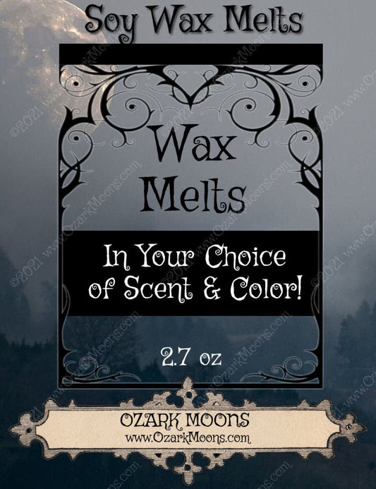 Magick Botanical Scented Soy Wax Melts – Your Scent Choice and Color/ Hand Poured Aromatherapy Tarts, Unique Deity Fragrances Mythology Gift