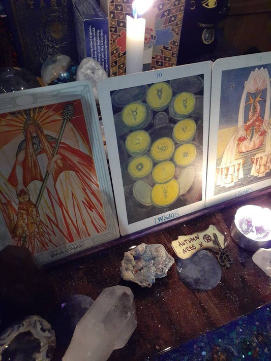 Three-Card Thoth Tarot Card Reading for Insight and Prophecy - Virtual Oracle Reading based on the Cards of Aleister Crowley