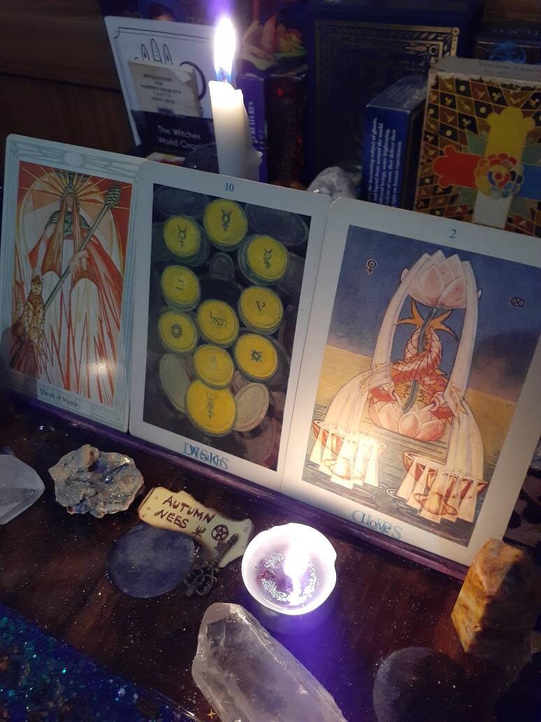 Three-Card Thoth Tarot Card Reading for Insight and Prophecy - Virtual Oracle Reading based on the Cards of Aleister Crowley