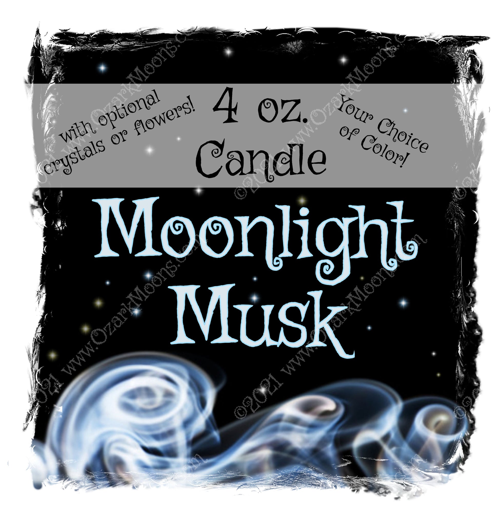 4 oz Candle Moonlight Musk - Soy Coconut Candles with Highly Scented Sensual Sexy Musk, Incense, and High-End Cologne Scent in Tin with Lid