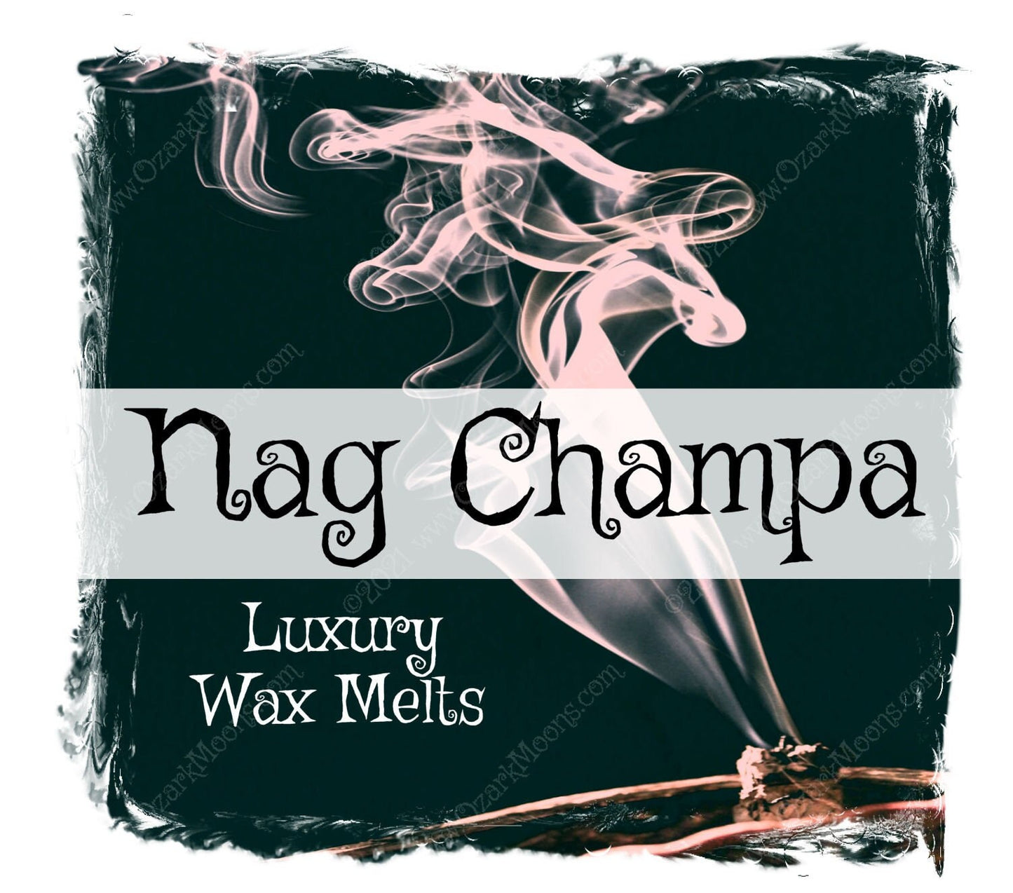 Luxury Wax Melts Nag Champa - Soy Coconut Candle Tarts with Musky Temple Incense and a TRUE Nag Champa Scent