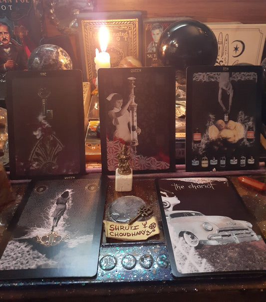 Tarot of Curiosities Deck Pentacle Spread 5-Card Reading SAME DAY with Personalized Photo of your spread - Pagan Wicca Spiritual Divination
