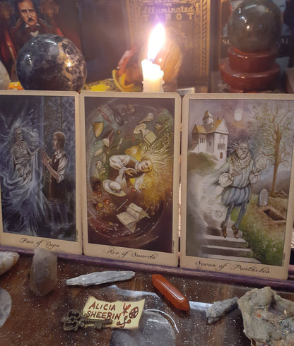 Ghosts & Spirits Three Card Tarot Card Reading for Insight and Prophecy - SAME Day - Love, Career, Money, Past, Present, Future, Accurate