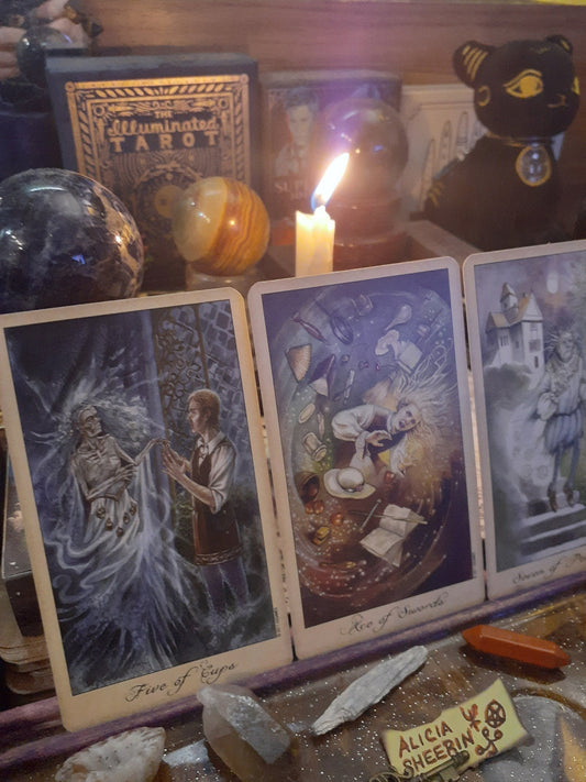 Ghosts & Spirits Three Card Tarot Card Reading for Insight and Prophecy - SAME Day - Love, Career, Money, Past, Present, Future, Accurate