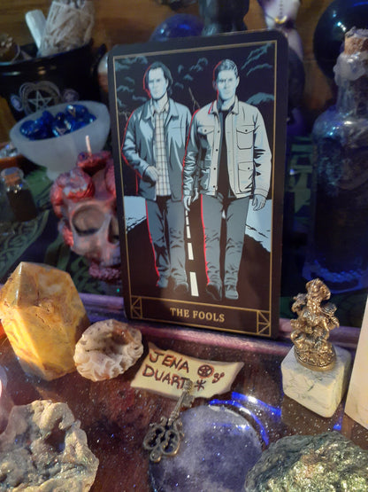 Supernatural One Card Tarot Card Reading Insight Prophecy - Based on TV Series with Misha Collins and Jensen Ackles Online Oracle Readings