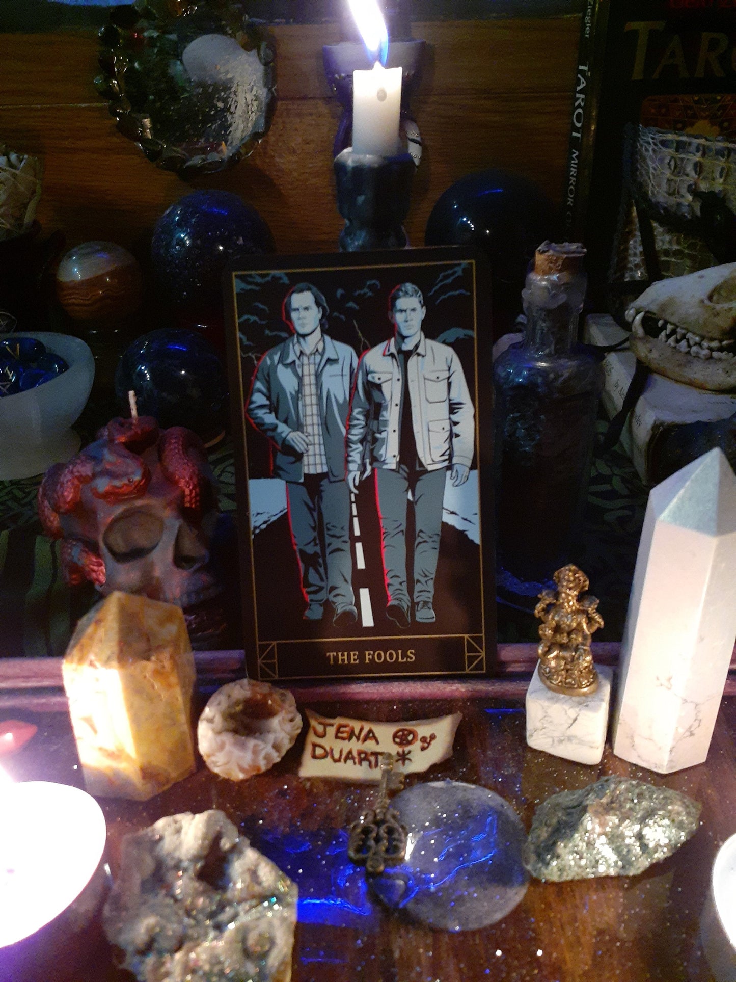 Supernatural One Card Tarot Card Reading Insight Prophecy - Based on TV Series with Misha Collins and Jensen Ackles Online Oracle Readings