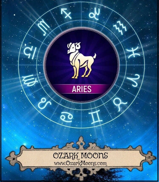 ARIES Zodiac Horoscope Candles or Wax Melts ( Mar 20 – Apr 19) Red Tarts Highly Scented - Pagan Wiccan Wicca - Woodsy Cedar and Red Oak