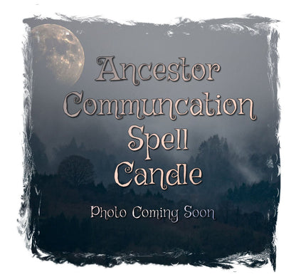ANCESTORS Communication Spell Candle - Fully Charged and Dressed for Manifestation - Drawing Ritual Candles for Ancestor Spirits