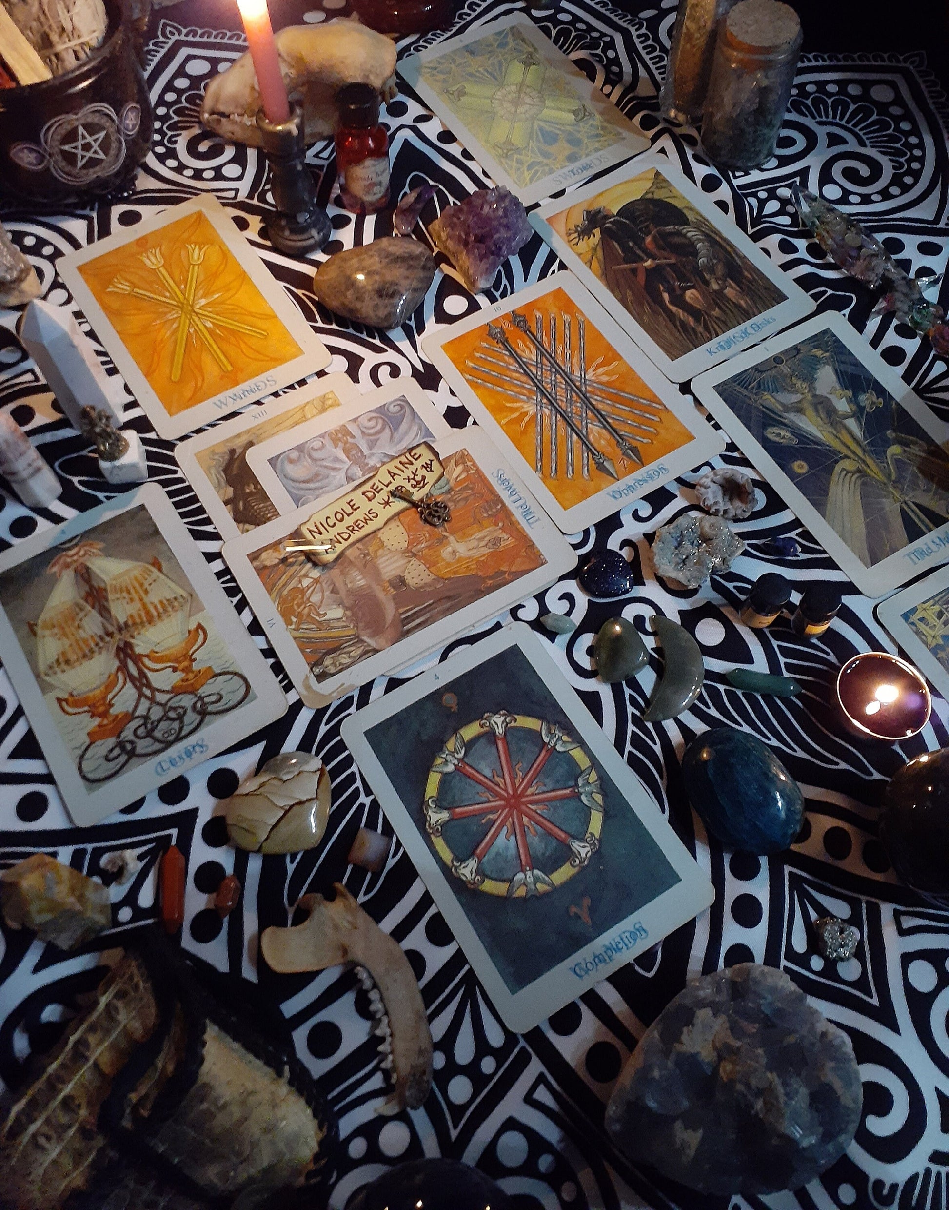 Tarot Card Reading SAME DAY with Choice of Deck and Cards and an Photo of your spread - Psychic Intuitive Spiritual Divination