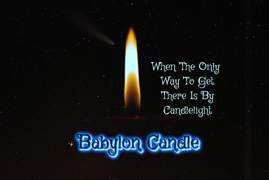 BABYLON CANDLE - Fully Charged and Dressed Spell Candle - When The Only Way To Get There Is By Candlelight Ritual Candle