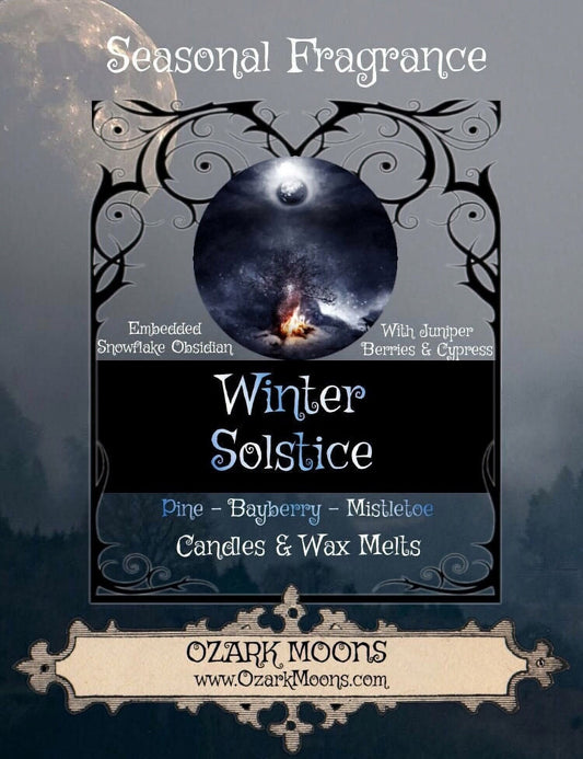 Winter Solstice Candles and Wax Melts from Ozark Moons